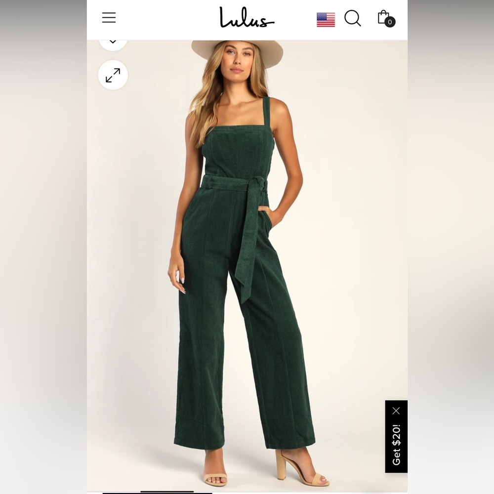 ***NEW*** GREEN JUMPSUIT WITH TAGS